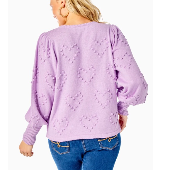 Lilly Pulitzer Kippa heart sweater - Picture 7 of 14
